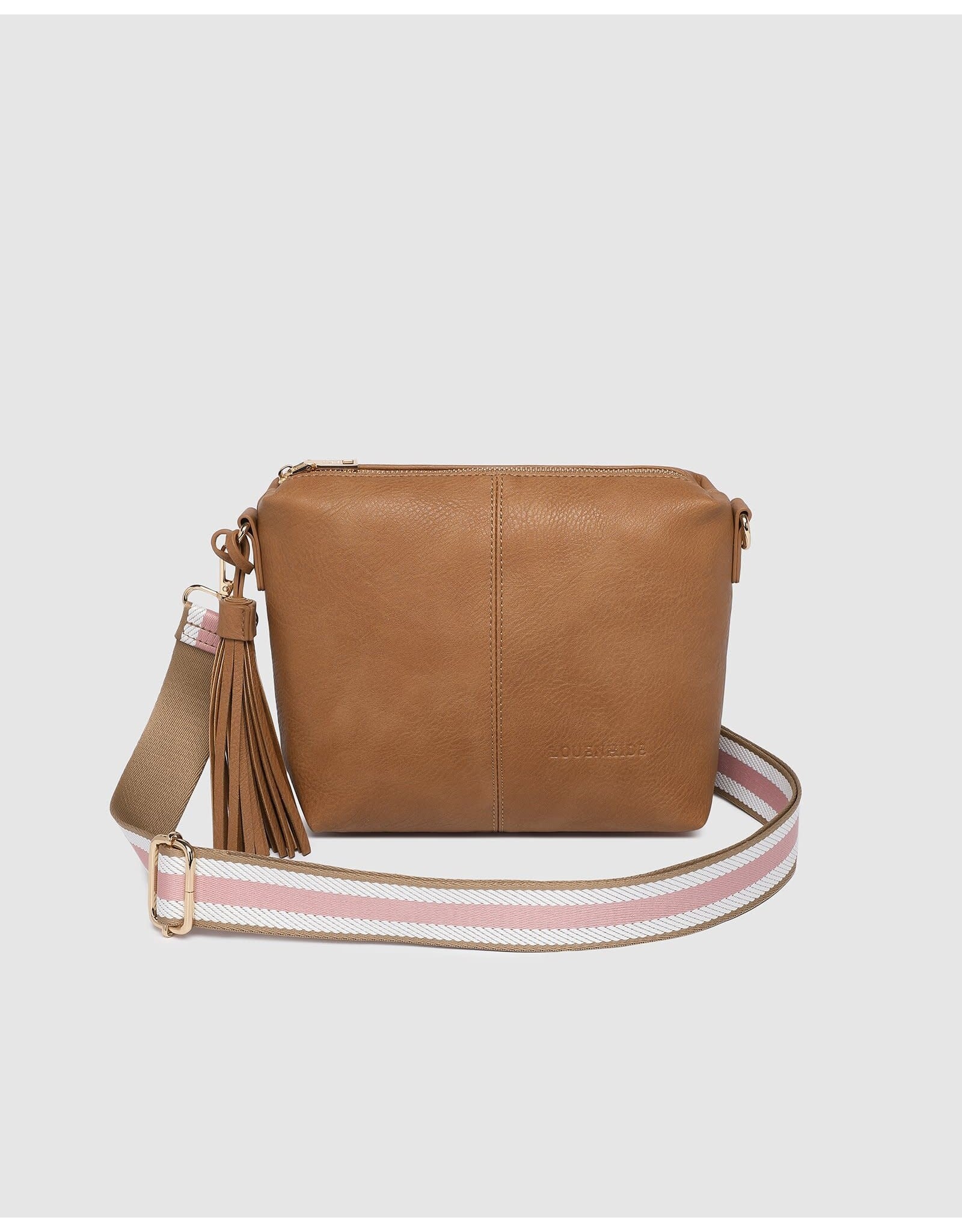 Louenhide Louenhide - Kasey Stripe Crossbody Bag (Camel)