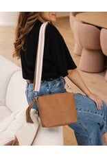 Louenhide Louenhide - Kasey Stripe Crossbody Bag (Camel)
