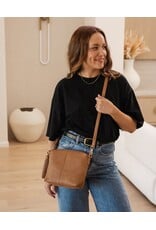 Louenhide Louenhide - Kasey Stripe Crossbody Bag (Camel)