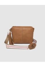 Louenhide Louenhide - Kasey Stripe Crossbody Bag (Camel)