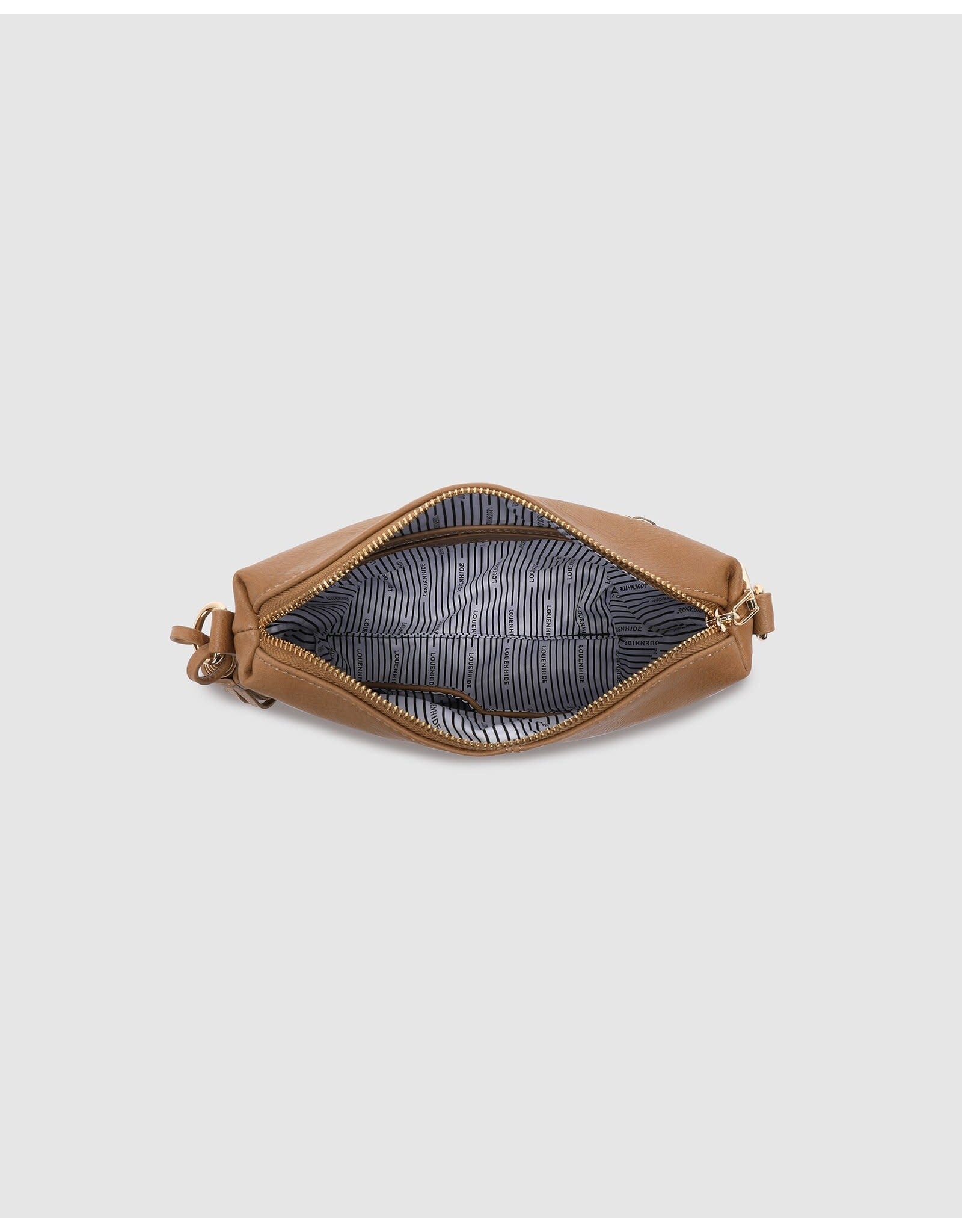 Louenhide Louenhide - Kasey Stripe Crossbody Bag (Camel)