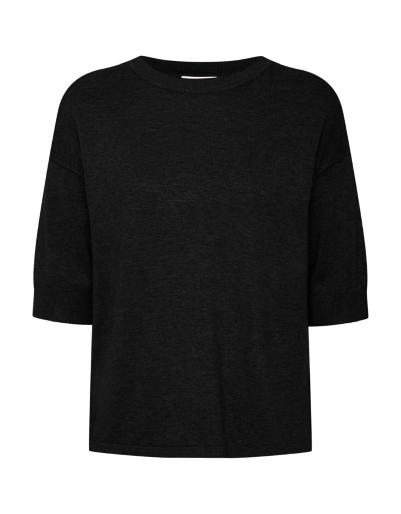 b.young b.young - Morla Short Sleeve Pullover (Black)