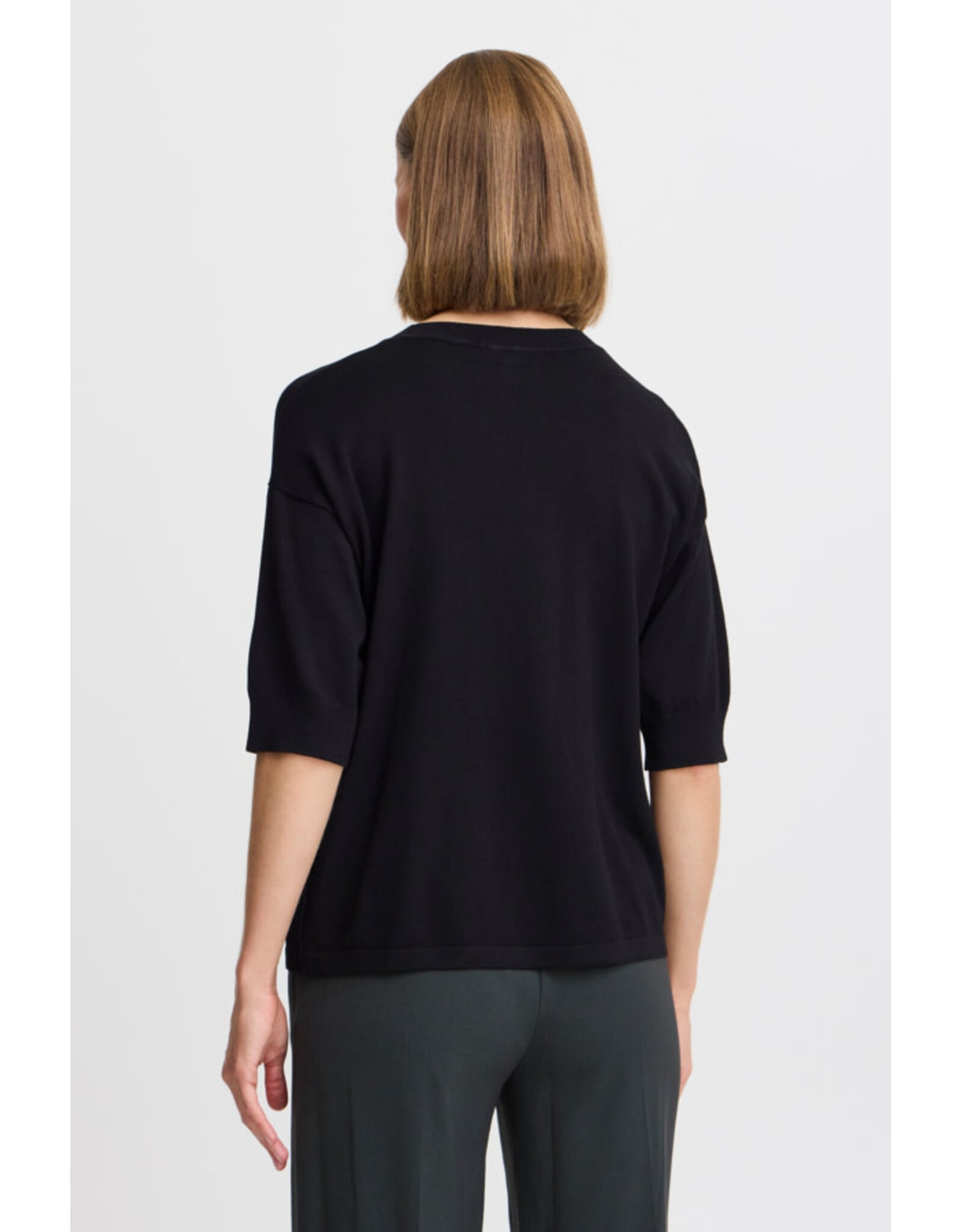 b.young b.young - Morla Short Sleeve Pullover (Black)