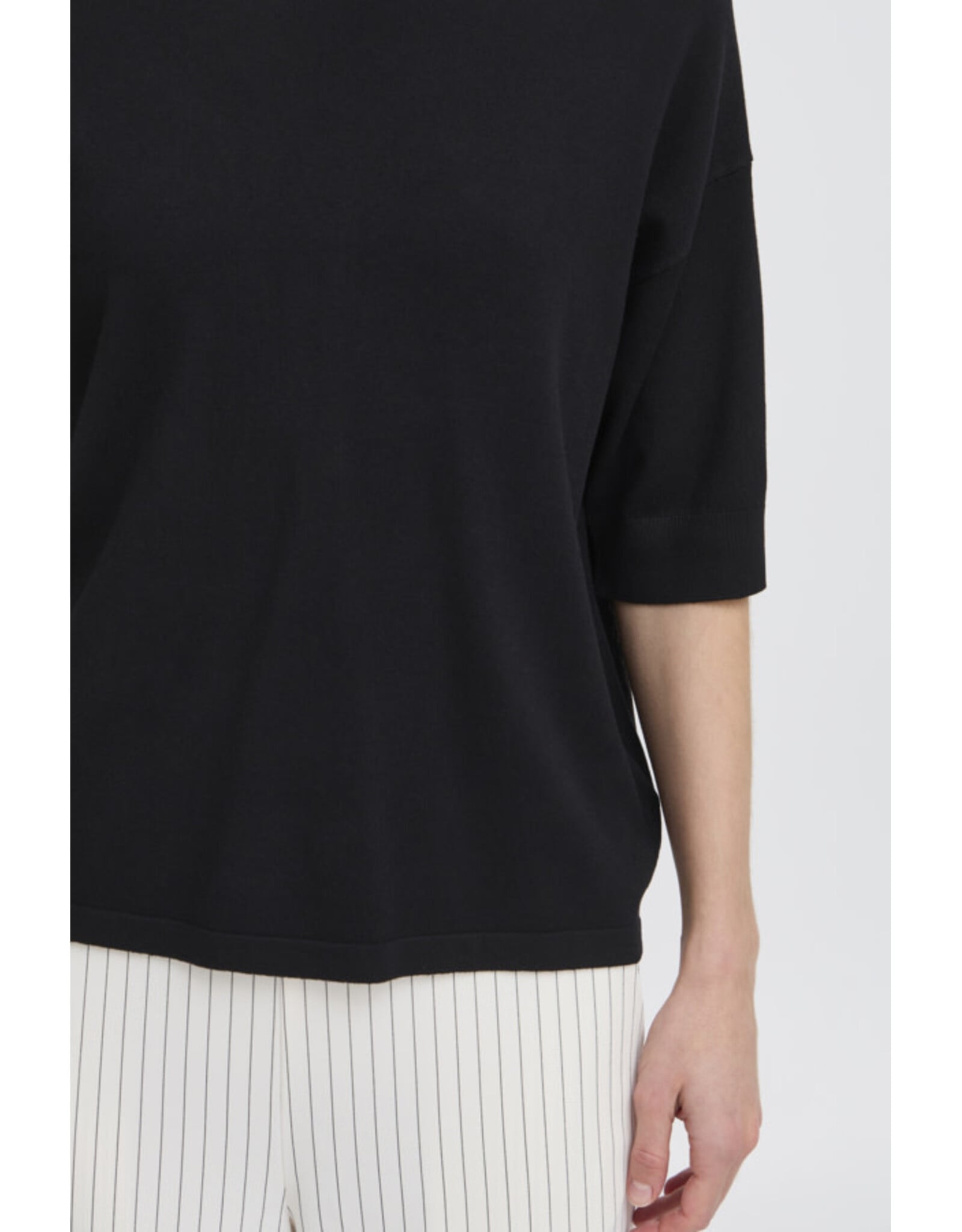 b.young b.young - Morla Short Sleeve Pullover (Black)