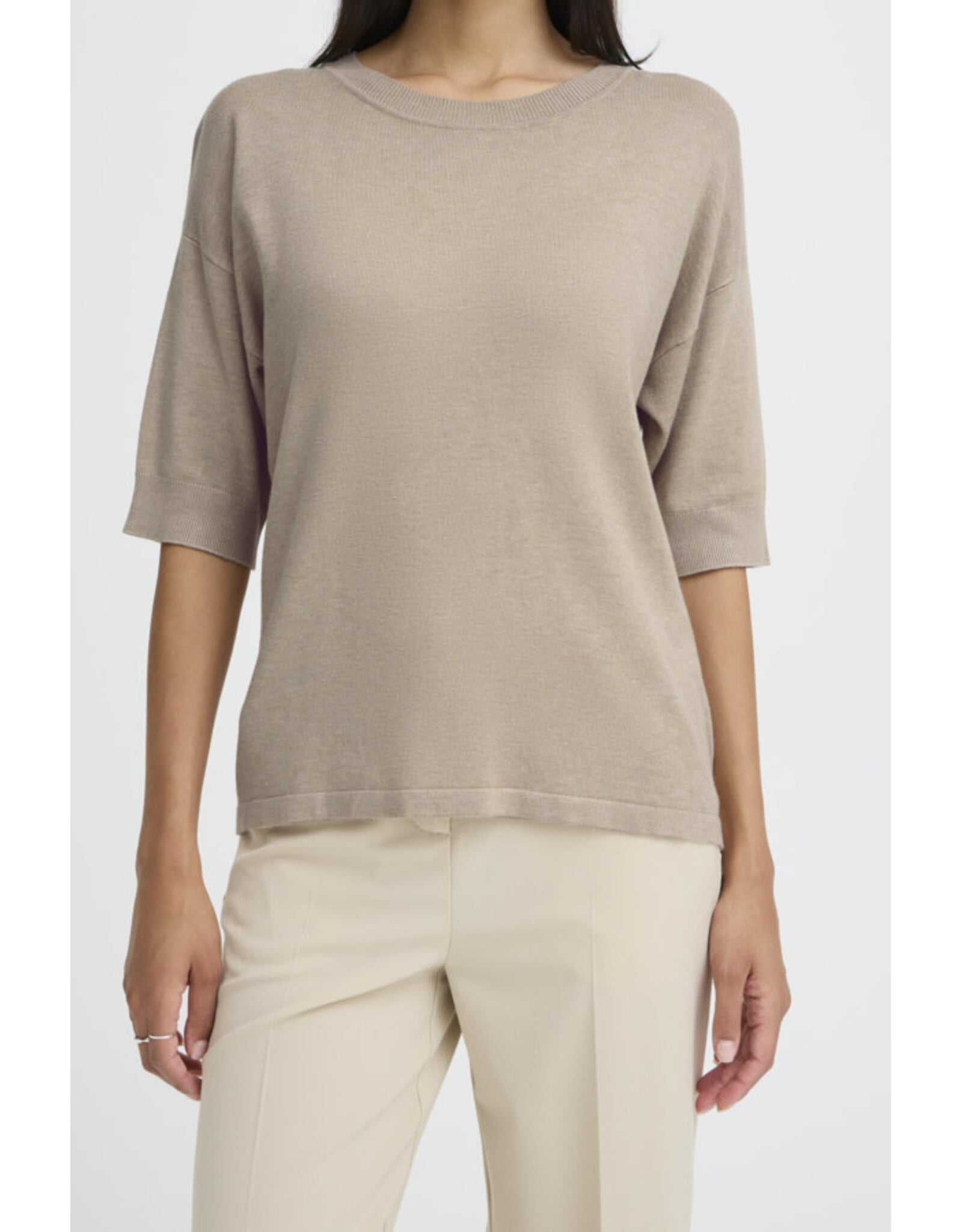 b.young b.young - Morla Short Sleeve Pullover (Humus)