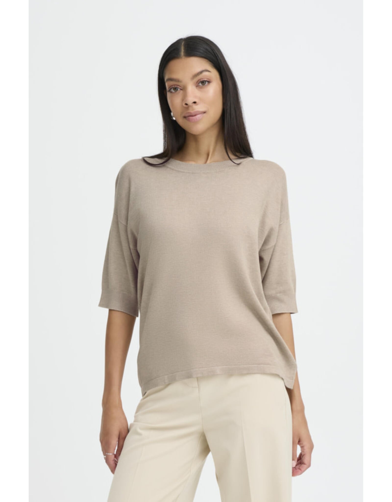 b.young b.young - Morla Short Sleeve Pullover (Humus)