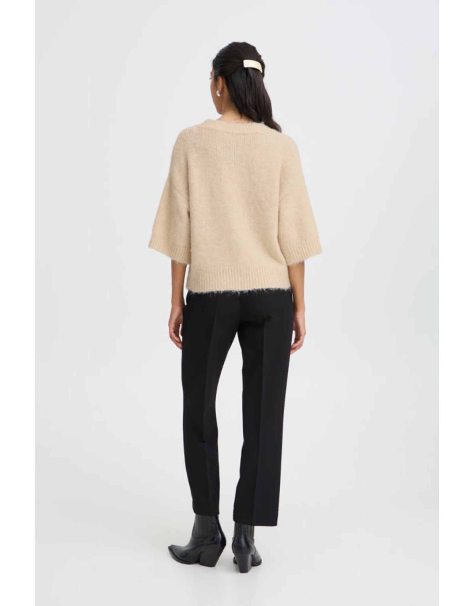 b.young b.young - Millers Short Sleeve Jumper (Birch)