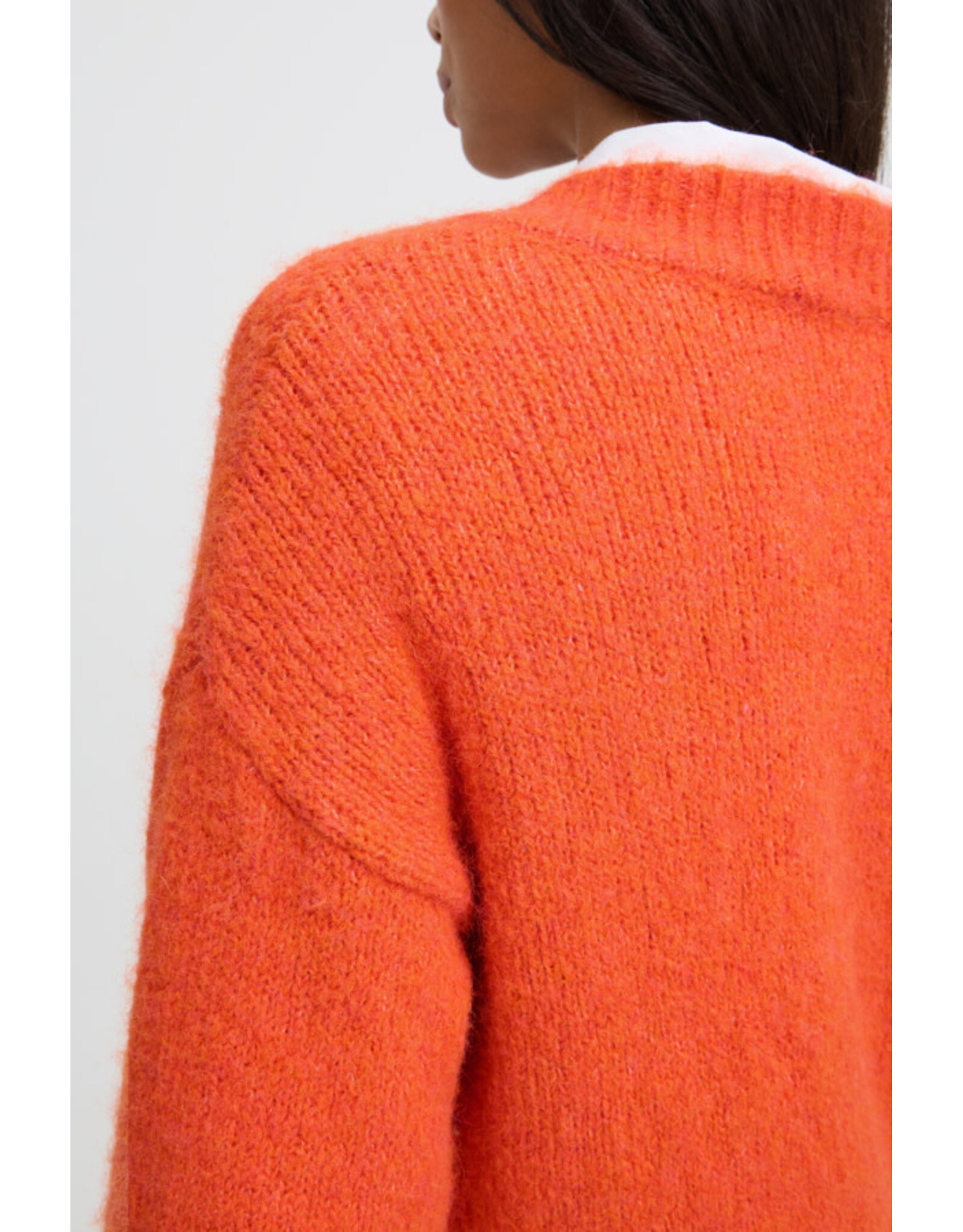 b.young b.young - Millers V Neck Pullover (Pureed Pumpkin)