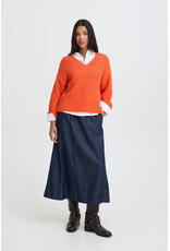 b.young b.young - Millers V Neck Pullover (Pureed Pumpkin)