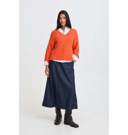 b.young b.young - Millers V Neck Pullover (Pureed Pumpkin)