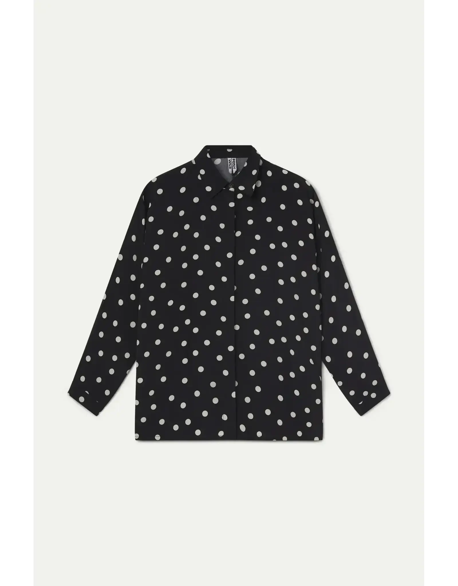 Wild Pony Wild Pony - Shirt (Black & White Dots)