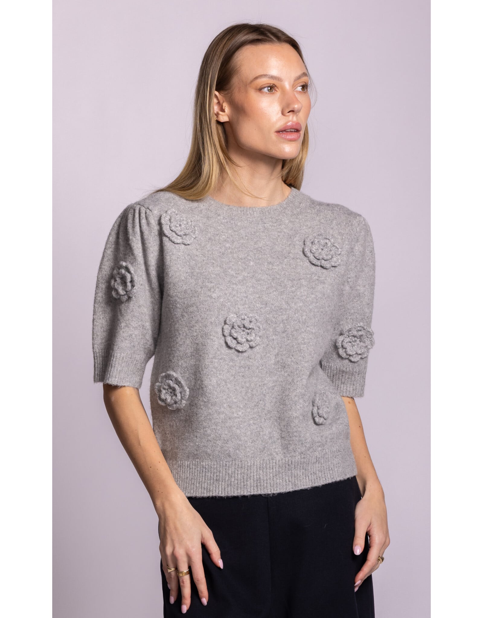 Pink Martini Pink Martini - Roslyn Sweater (Grey)