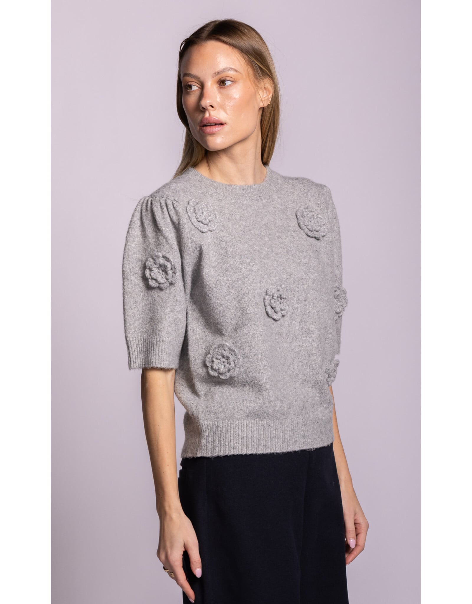 Pink Martini Pink Martini - Roslyn Sweater (Grey)