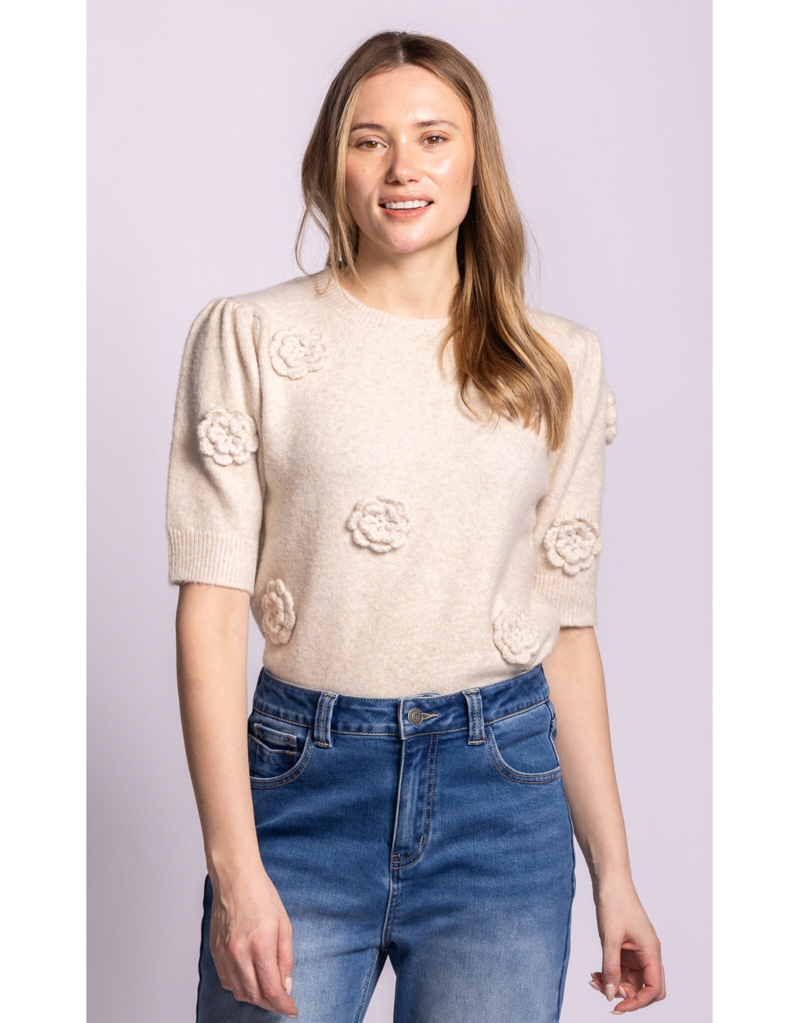 Pink Martini Pink Martini - Roslyn Sweater (Taupe)