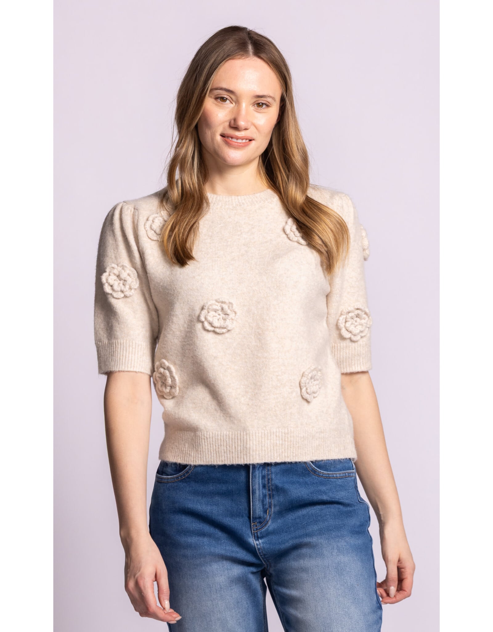 Pink Martini Pink Martini - Roslyn Sweater (Taupe)