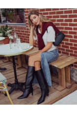 Steve Madden Steve Madden - Caiman Faux Leather Boot (Black)