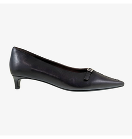 Ateliers Ateliers - Bota Kitten Heel Leather Pump (Black)