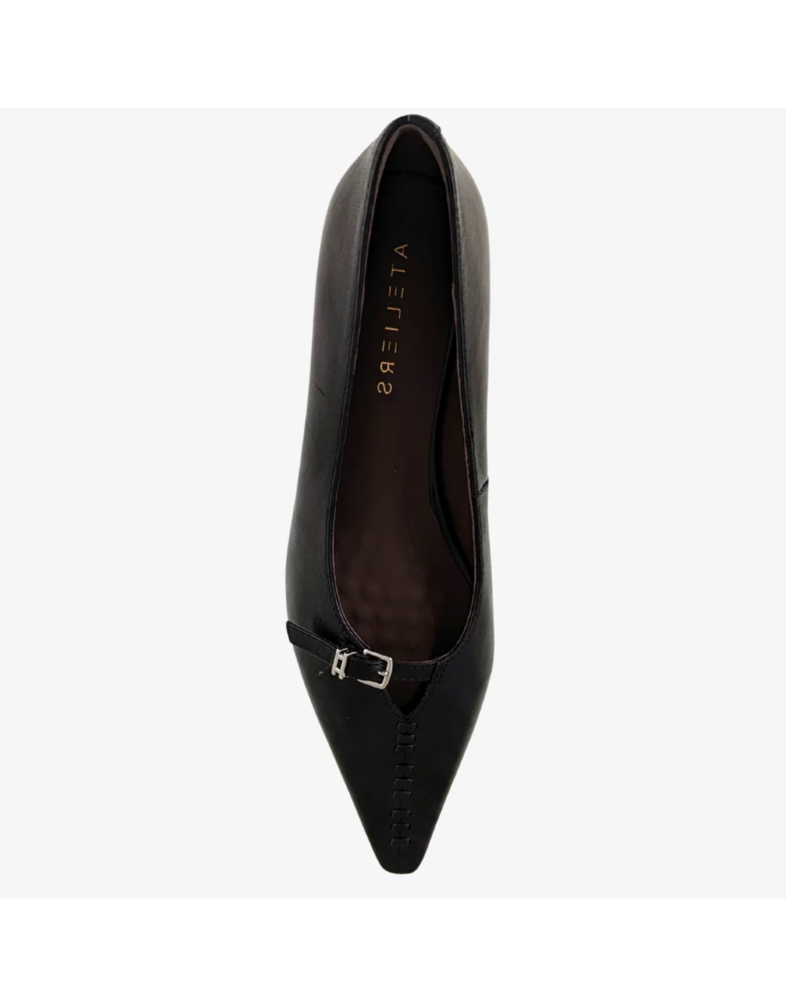 Ateliers Ateliers - Bota Kitten Heel Leather Pump (Black)