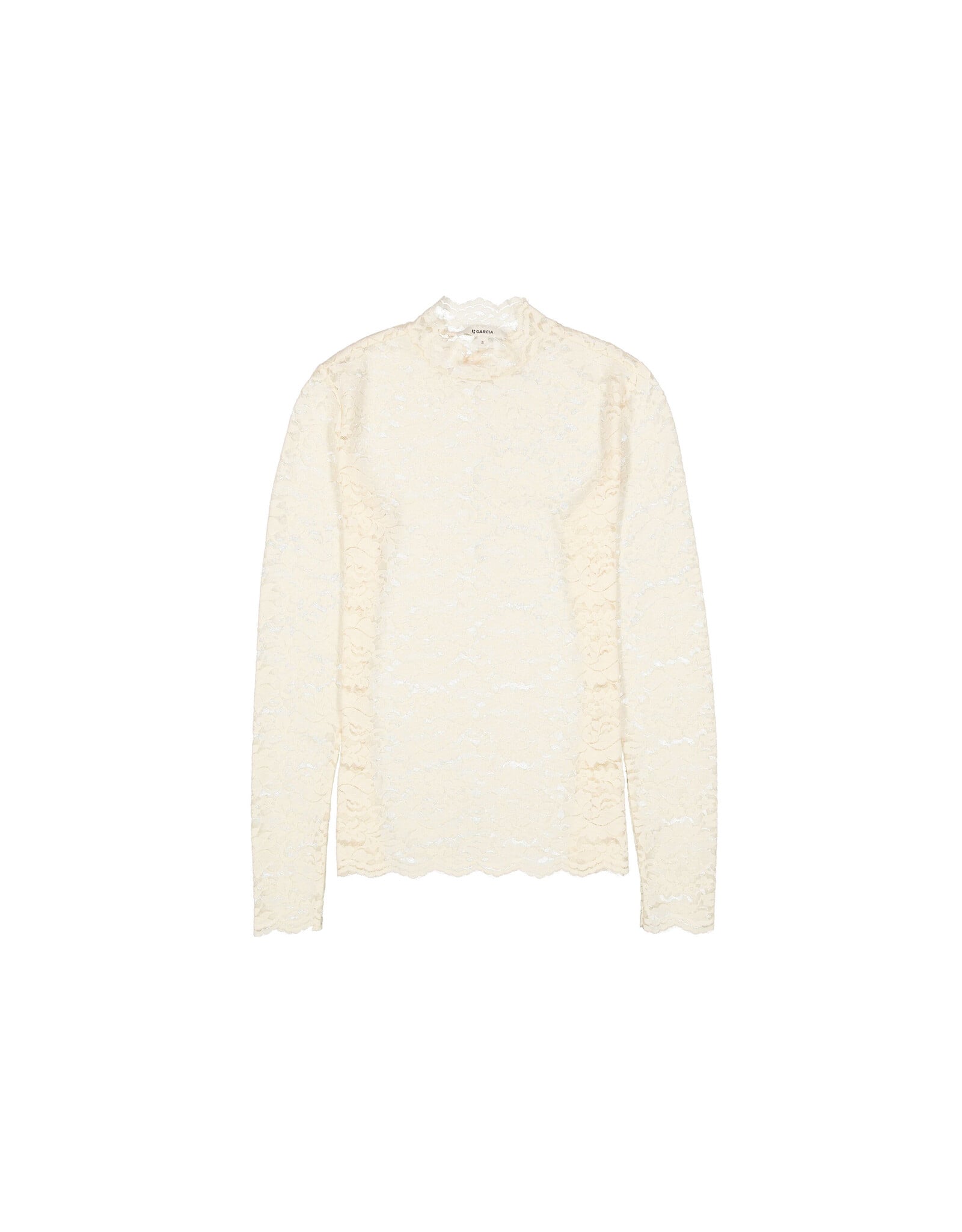 Garcia Garcia - Lace Long Sleeve (Whitecap)