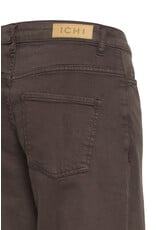 ICHI ICHI - Twiggy Flared High Waist Jeans (Coffee Bean)