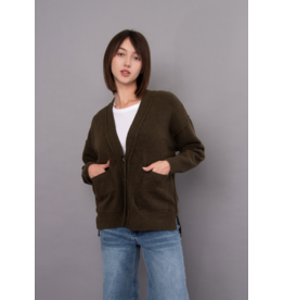 RD Style RD Style - Patsy Long Sleeve V-Neck Cardigan (Olive)