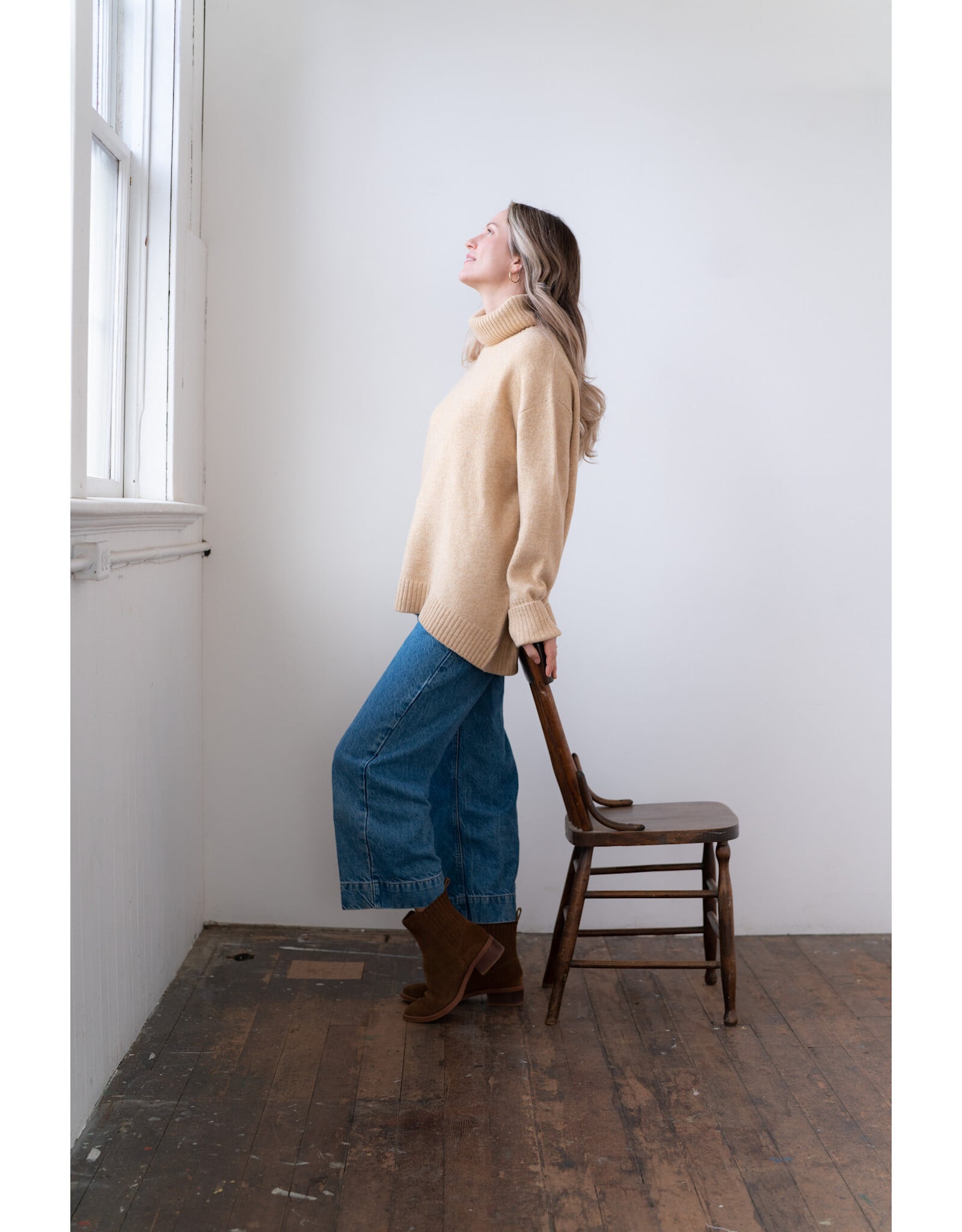 Echo Verde Echo Verde - The Dog Walker Sweater (Straw)