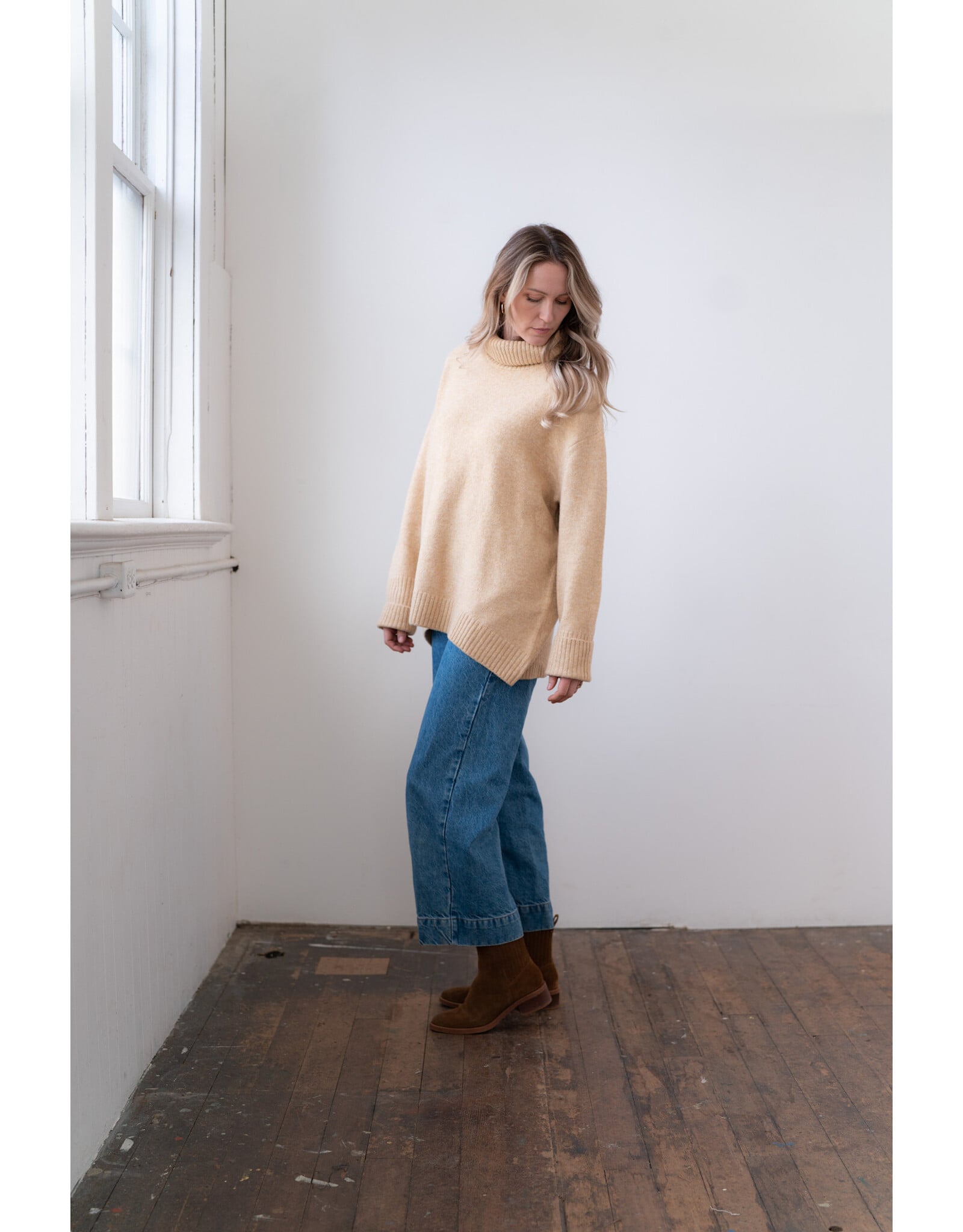 Echo Verde Echo Verde - The Dog Walker Sweater (Straw)