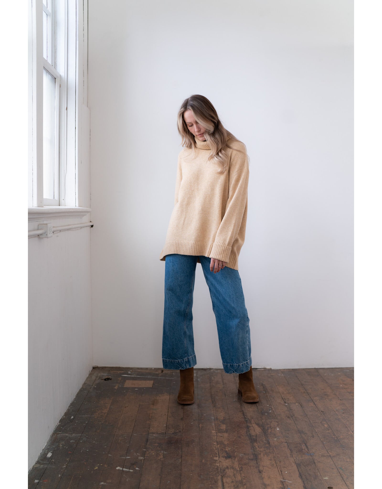 Echo Verde Echo Verde - The Dog Walker Sweater (Straw)