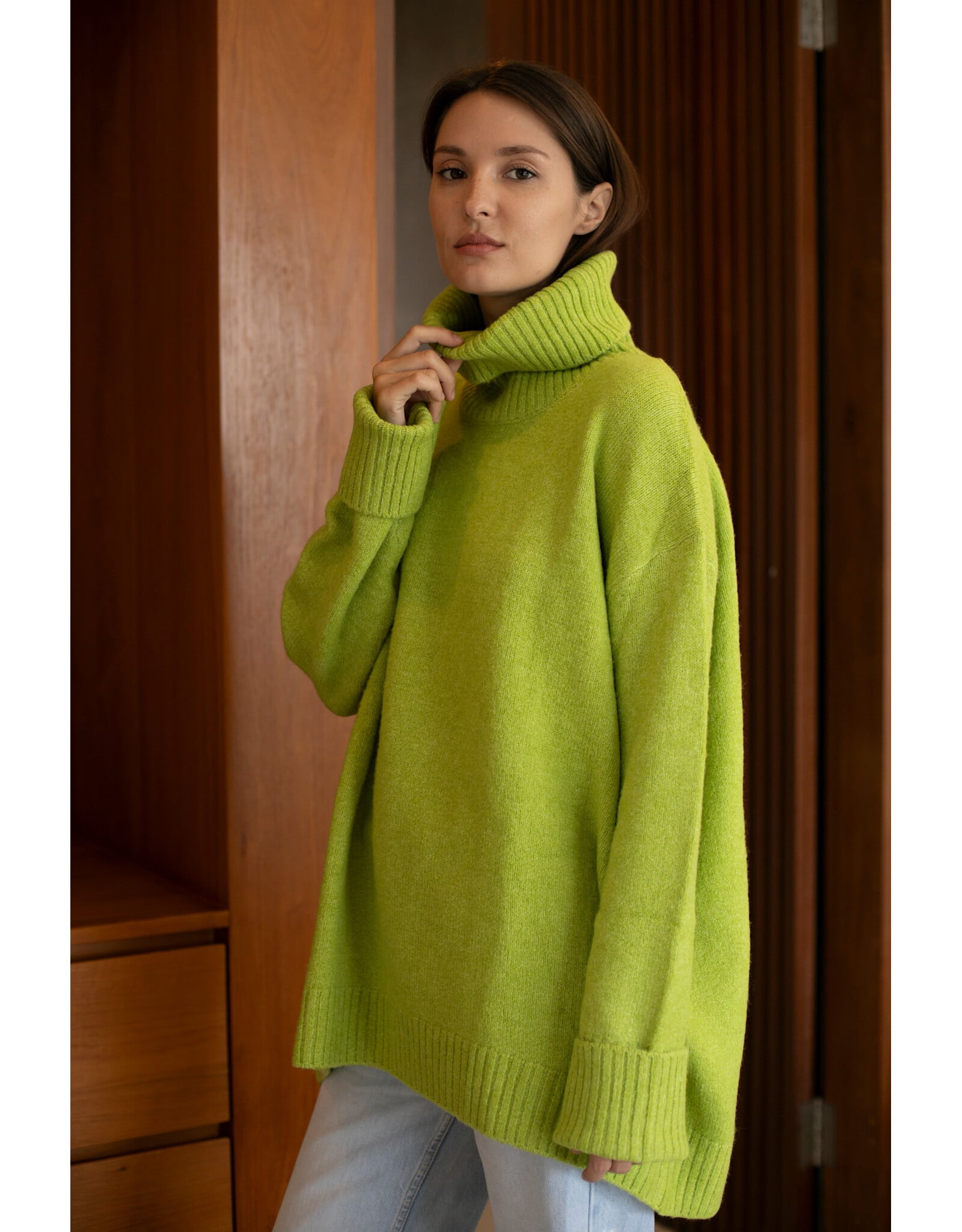 Echo Verde Echo Verde - The Dog Walker Sweater (Happy Green)