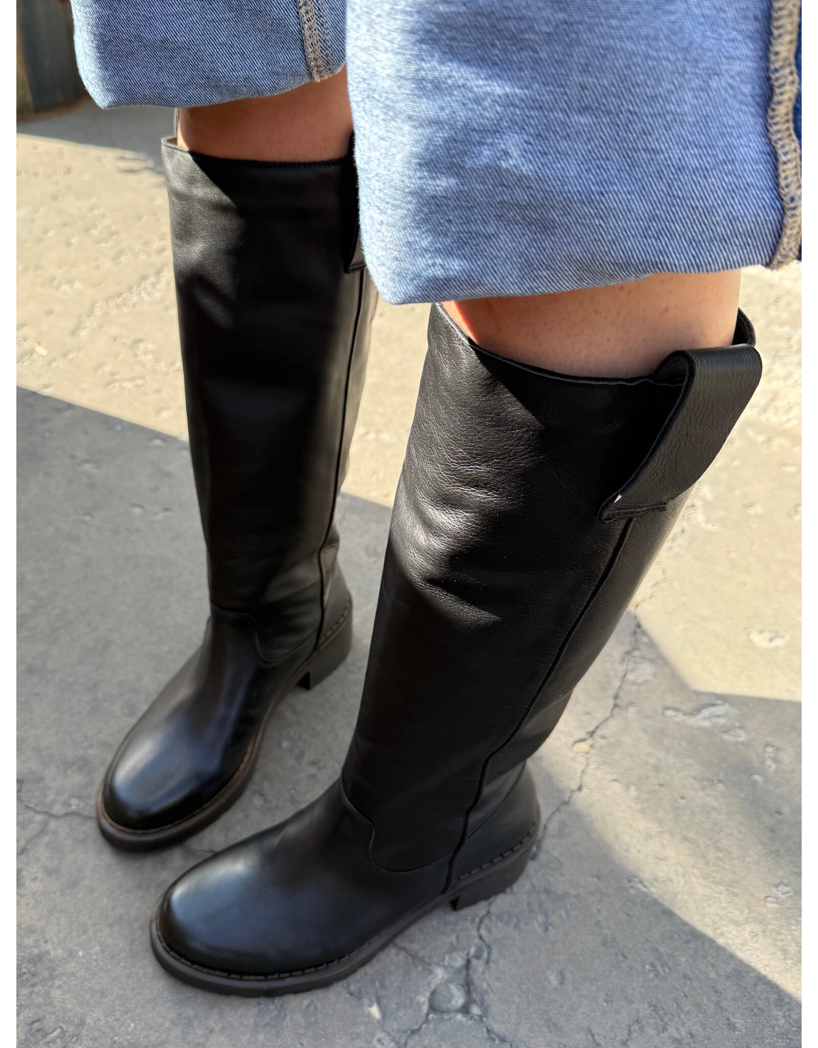 Bueno Bueno - Nami Tall Boot (Black Amalfi)