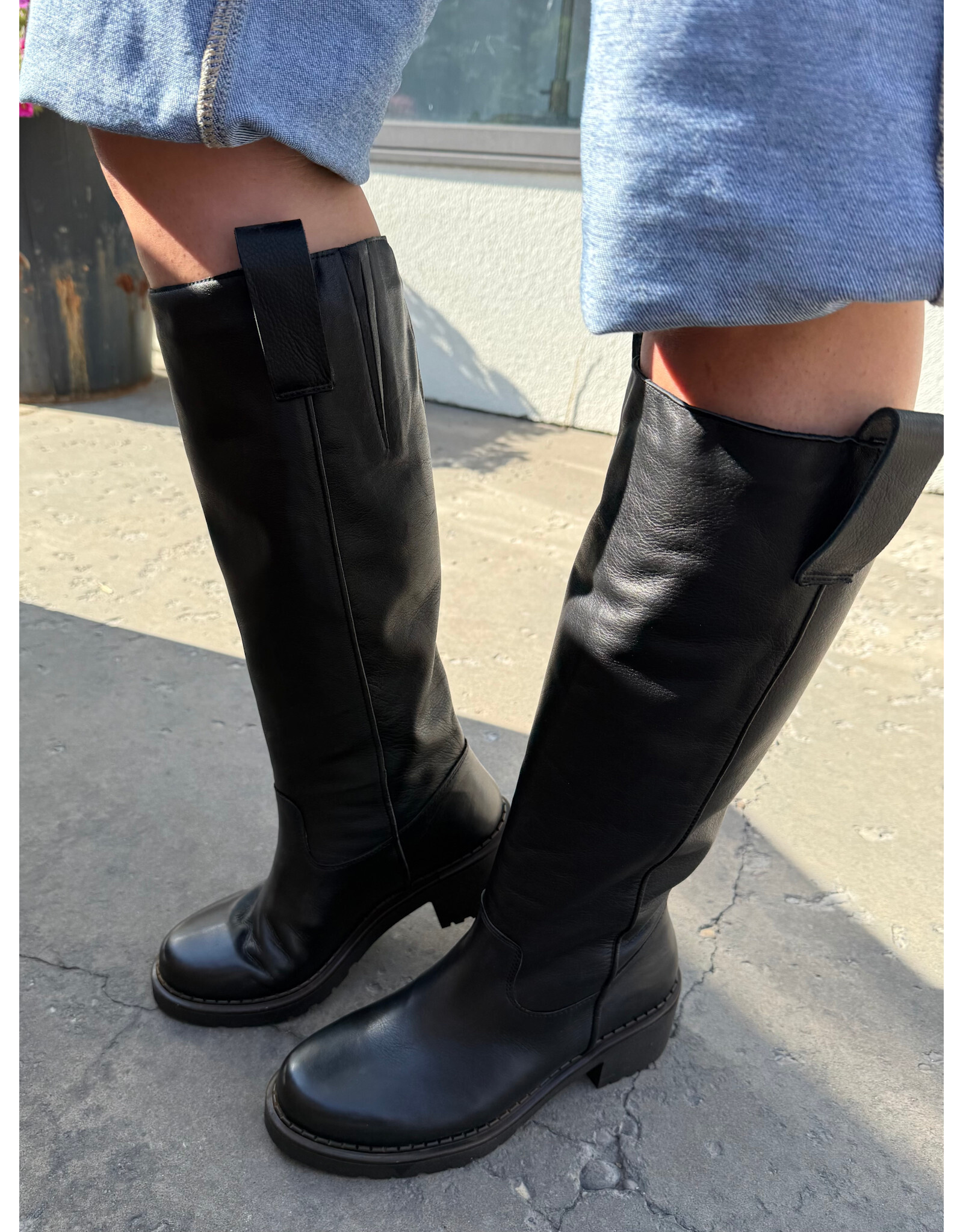 Bueno Bueno - Nami Tall Boot (Black Amalfi)