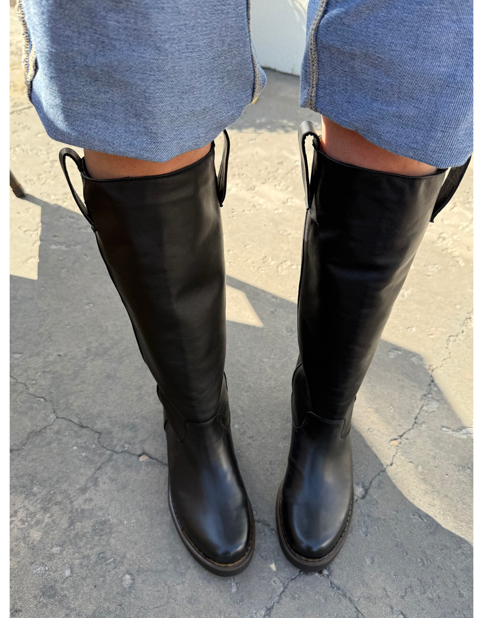 Bueno Bueno - Nami Tall Boot (Black Amalfi)