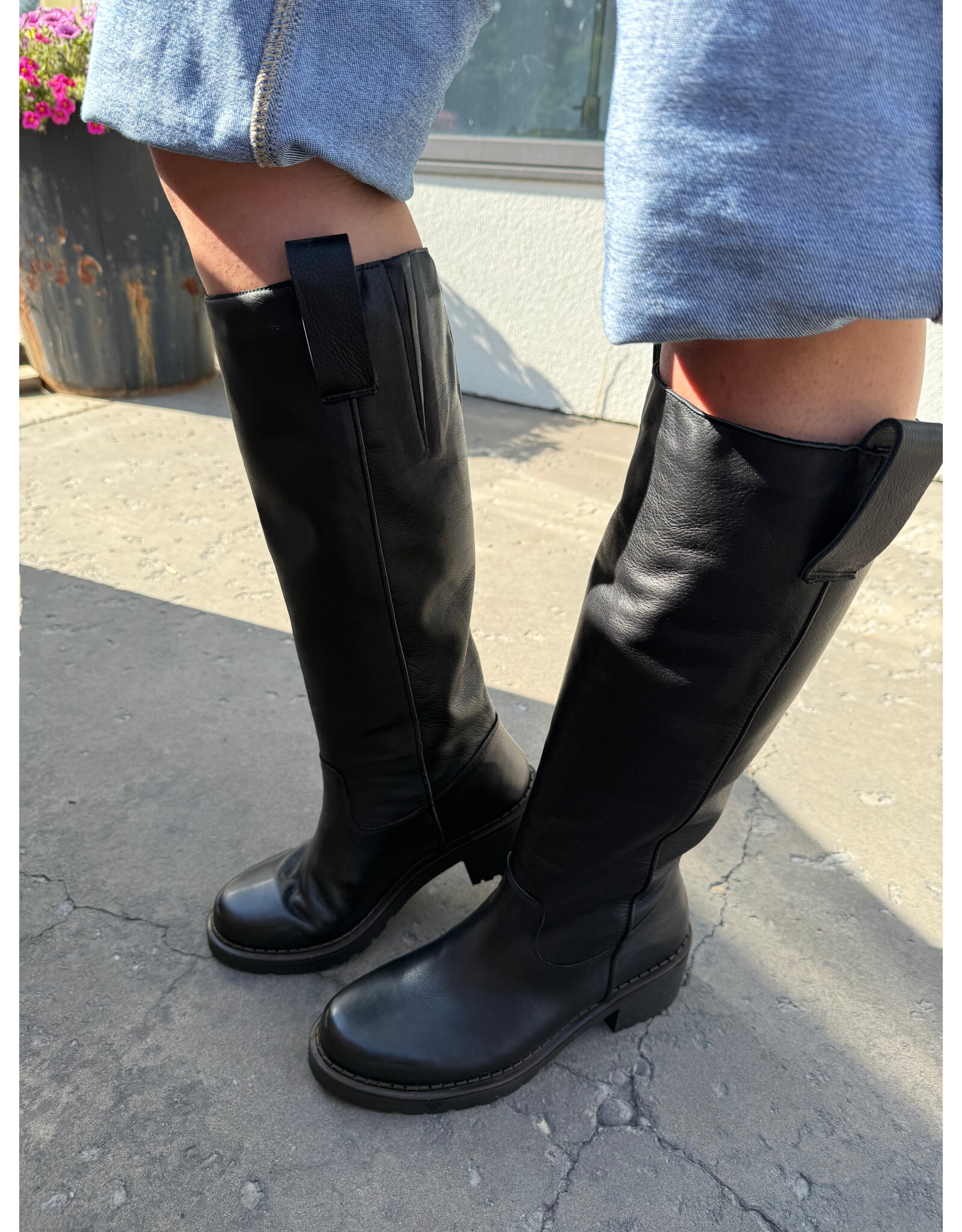 Bueno Bueno - Nami Tall Boot (Black Amalfi)