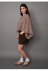 RD Style RD Style - Costanza Button Front Poncho (Mushroom)