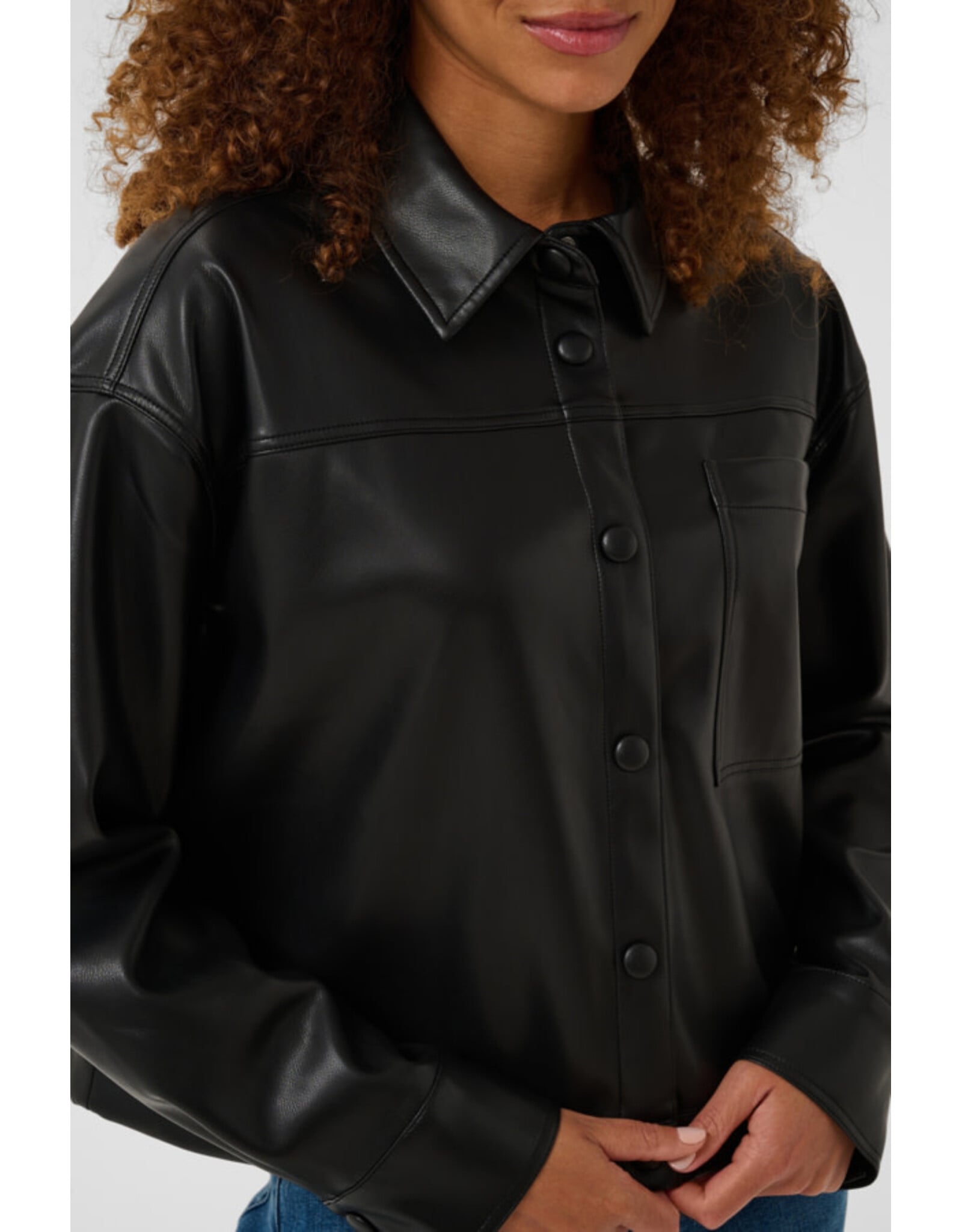 Kaffe Kaffe - Arense Shirt Jacket (Black Deep)