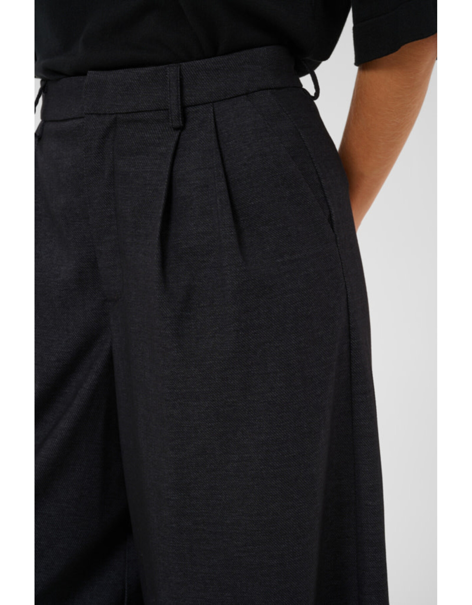 Kaffe Kaffe - Gabby Culotte Trousers (Dark Grey)