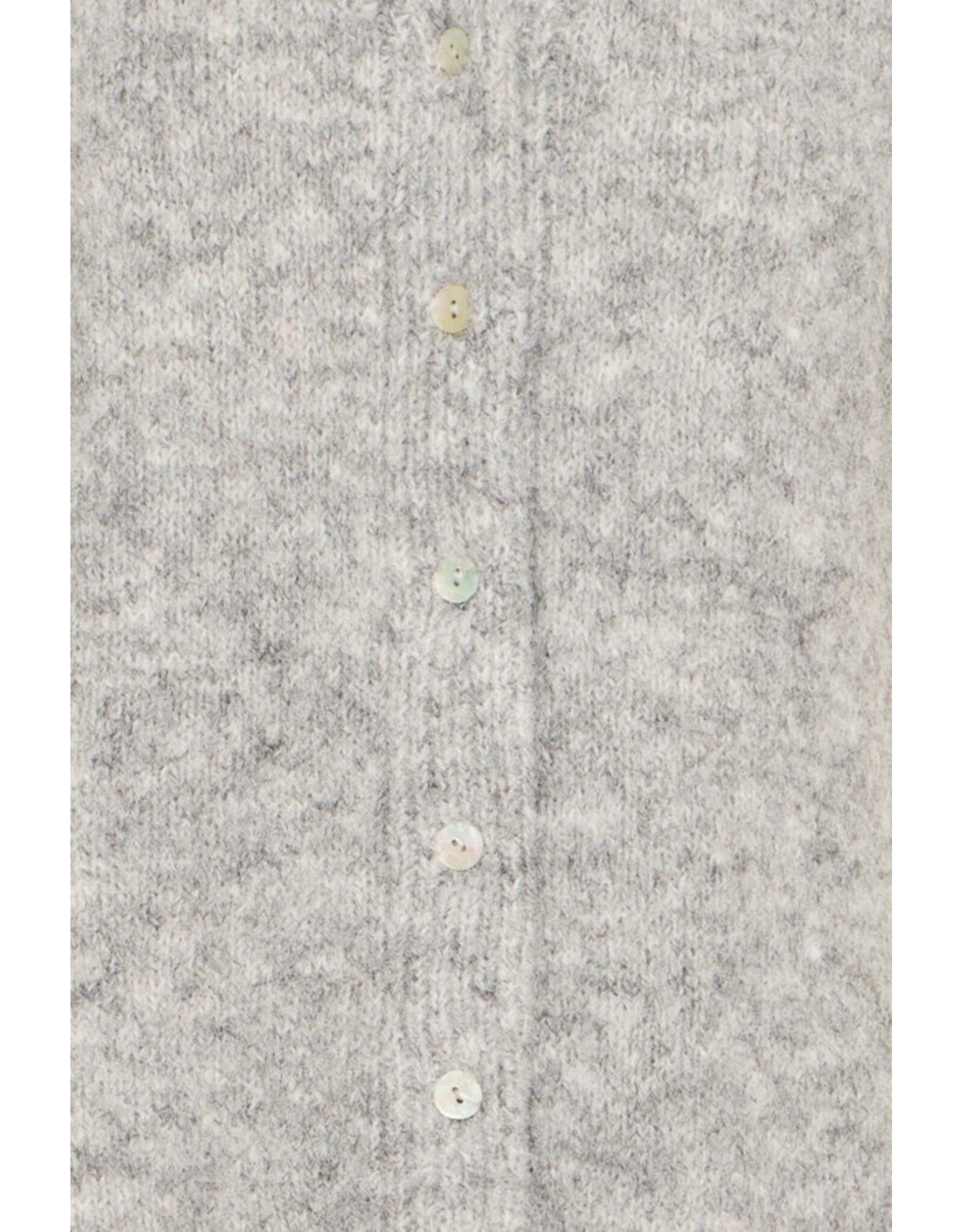 ICHI ICHI - Belablue Knit Waistcoat (Light Grey Melange)