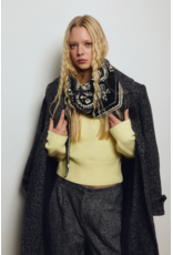 Molly Bracken Molly Bracken - Knit Bandana Scarf (Black)