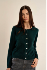 Molly Bracken Molly Bracken - Round Neck Cardigan (Green)