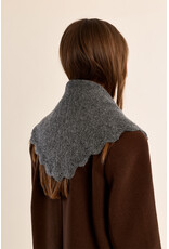 Molly Bracken Molly Bracken - Knit Scalloped Edge Scarf (Grey)