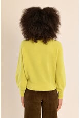 Molly Bracken Molly Bracken - Button Down Sweater (Lime)