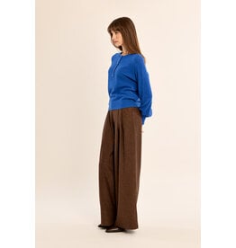 Molly Bracken Molly Bracken - Button Down Sweater (Blue)