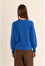 Molly Bracken Molly Bracken - Button Down Sweater (Blue)