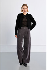 Molly Bracken Molly Bracken - Fluffy Knit Open Cardigan (Black)
