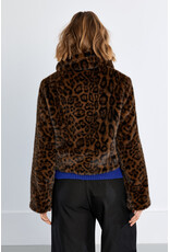 Molly Bracken Molly Bracken - Faux Fur Leopard Jacket