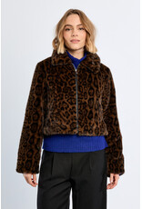 Molly Bracken Molly Bracken - Faux Fur Leopard Jacket