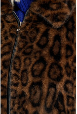 Molly Bracken Molly Bracken - Faux Fur Leopard Jacket