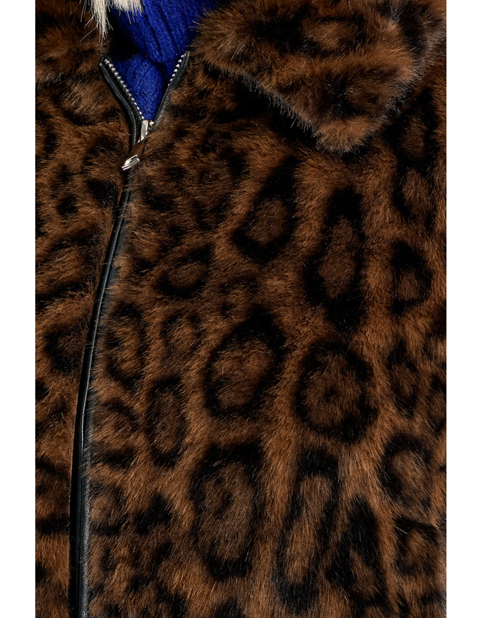 Molly Bracken Molly Bracken - Faux Fur Leopard Jacket