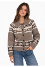 RD Style RD Style - Fair Isle Cardigan (Tan)