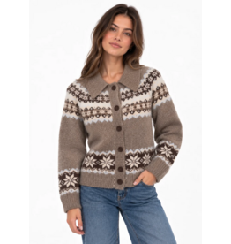 RD Style RD Style - Fair Isle Cardigan (Tan)